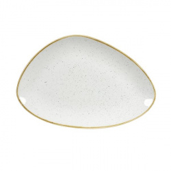 Купить блюдо треугольное chefs 30,4х20,5см, без борта, stonecast, цвет barley white swhstc301 – цена от завода, доставка до двери | RuOborudovanie.ru