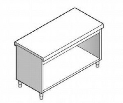 Купить прилавок нейтральный emainox 8eg11 8045001 – цена от завода, доставка до двери | RuOborudovanie.ru