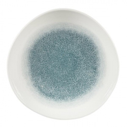 Купить тарелка мелкая "волна" 28,6см, без борта, цвет raku jade green, studio prints rkjgog111 – цена от завода, доставка до двери | RuOborudovanie.ru
