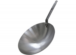 Купить сковорода "wok" d 35,5см h8,5см, белая сталь "carbone plus" 5114.35 – цена от завода, доставка до двери | RuOborudovanie.ru