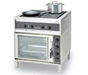 Плита электрическая c 4 конфорками Metos FuturaRP4/220 (3751993) с духовым шкафом, напольная