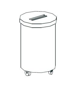 Тележка для мусора Apach Lwb95