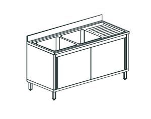 Ванна моечная Apach Chef Line L2S167-55Rwsd