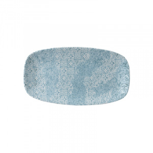 Блюдо прямоугольное Chefs 29,8Х15,3СМ, без борта, Vintage Prints Med Tiles, цвет Aquamarine Mtaqxo11
