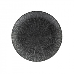 Купить тарелка мелкая 21,7см, без борта, цвет agano black, studio prints agblevp81 – цена от завода, доставка до двери | RuOborudovanie.ru