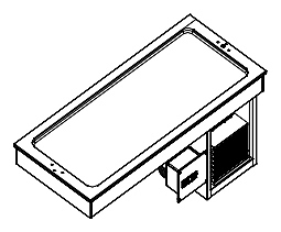 Ванна охлаждаемая Kogast Sr-Bh-3-50 39181 встр.
